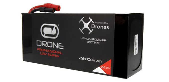 15C 6S 22000mAh 22.2V LiPo Drone Pro Battery - XT150/AS150