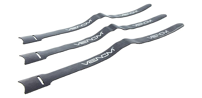 Venom LiPo Battery Mount Strap Ties for RC Quad, Airplane, Boat or Car - 3pcs
