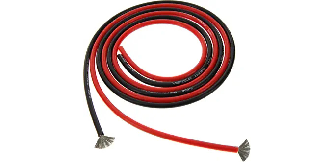 Venom 12AWG Soft Silicone High Strand Count Wire - Red and Black - 1M / 3ft